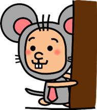 STUFFED ANIMAL SUIT OF LARGE ANIMAL sticker #5109233