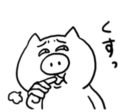 Annoying Pig sticker #5109810