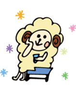 Sheep-chanshan sticker #5110023