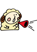 Sheep-chanshan sticker #5110029