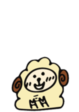 Sheep-chanshan sticker #5110041