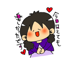 People whose have drooping eyes 3 sticker #5111059