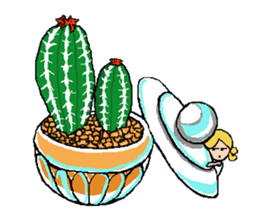 Fairy of succulent sticker #5111323