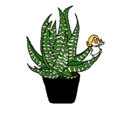 Fairy of succulent sticker #5111337