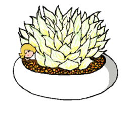 Fairy of succulent sticker #5111346