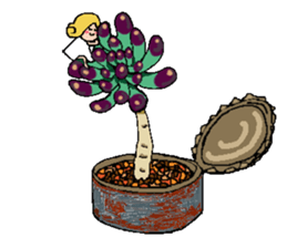 Fairy of succulent sticker #5111355