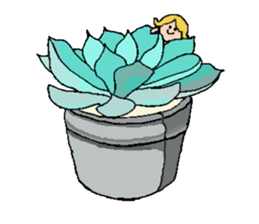 Fairy of succulent sticker #5111356