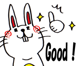 Cute Rabbit Sticker 2. sticker #5111518