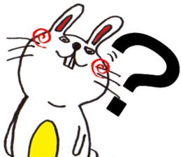Cute Rabbit Sticker 2. sticker #5111529