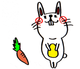 Cute Rabbit Sticker 2. sticker #5111557