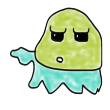 Colorful and unique jellyfish sticker #5111764