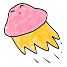 Colorful and unique jellyfish sticker #5111779