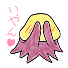 Colorful and unique jellyfish sticker #5111784