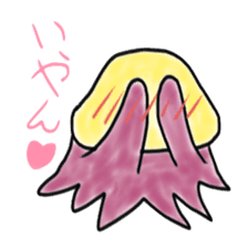 Colorful and unique jellyfish sticker #5111784