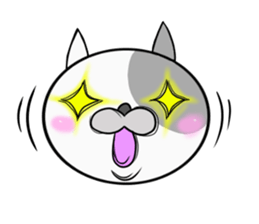 mask boxer cat punch! sticker #5112161