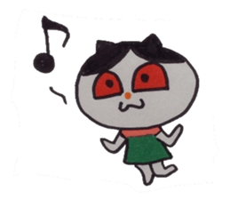 The merry-go-round of the cat sticker #5112379