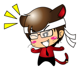 Tangoh Kung Cat by Kanomko 1(Eng) sticker #5112864