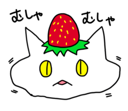 Whip and strawberry sticker #5113028