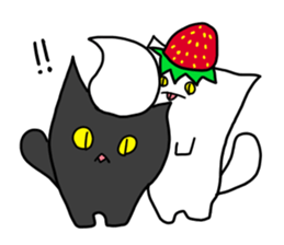 Whip and strawberry sticker #5113035