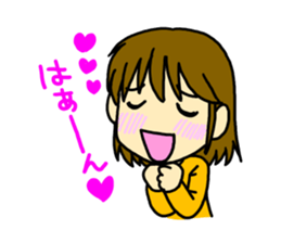 admire girl sticker #5113040