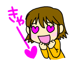 admire girl sticker #5113045