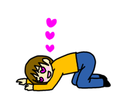 admire girl sticker #5113050