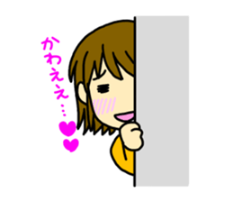 admire girl sticker #5113052