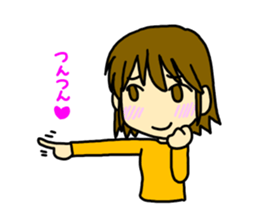 admire girl sticker #5113054