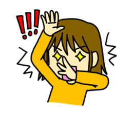 admire girl sticker #5113059