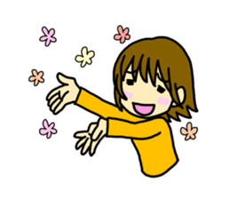 admire girl sticker #5113061