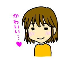 admire girl sticker #5113066