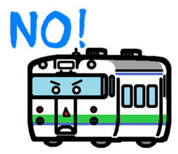Deformed Hokkaido train sticker #5113199