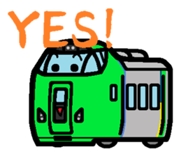 Deformed Hokkaido train sticker #5113200