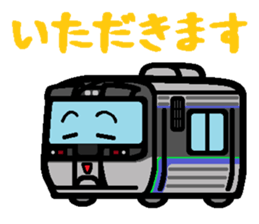 Deformed Hokkaido train sticker #5113210
