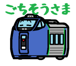 Deformed Hokkaido train sticker #5113211