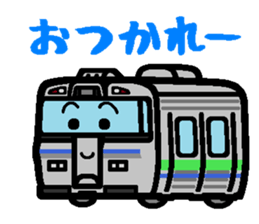Deformed Hokkaido train sticker #5113214