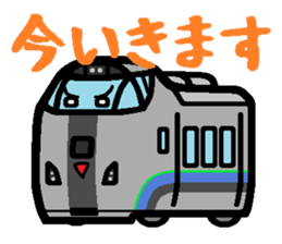 Deformed Hokkaido train sticker #5113216