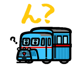 Deformed Hokkaido train sticker #5113227