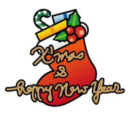 x'mas elk sticker #5113359