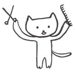 Loose cat hair salon