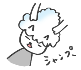 Loose cat hair salon sticker #5113881