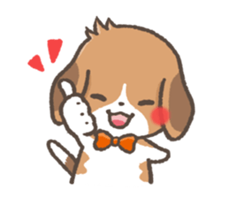 mild-Beagle sticker #5114685