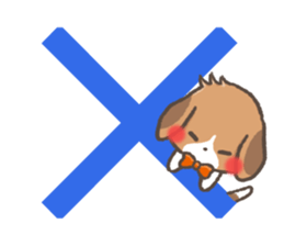 mild-Beagle sticker #5114689