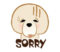 Gu Ge The Standard Poodle sticker #5114919