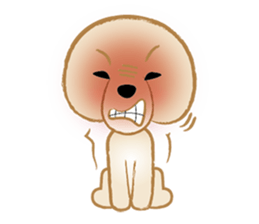 Gu Ge The Standard Poodle sticker #5114920