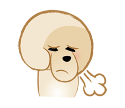 Gu Ge The Standard Poodle sticker #5114921