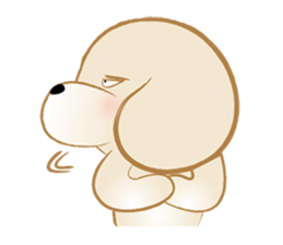 Gu Ge The Standard Poodle sticker #5114923