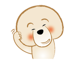 Gu Ge The Standard Poodle sticker #5114924