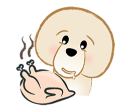 Gu Ge The Standard Poodle sticker #5114928