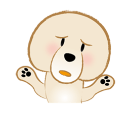 Gu Ge The Standard Poodle sticker #5114932